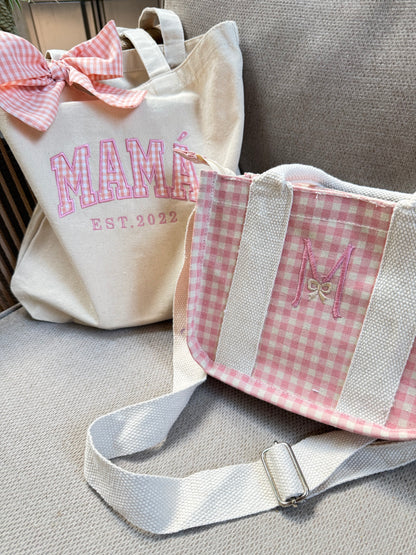 Bolso con Bordado mami e hija