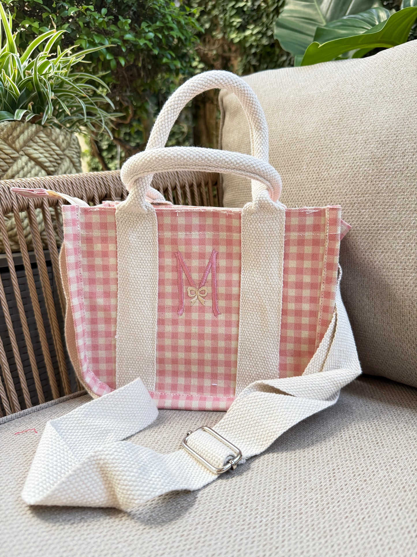 Bolso con Bordado mami e hija